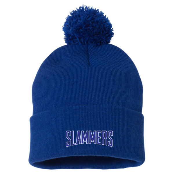Pom-Pom Knit Touque *Embroidered Logo* Thumbnail