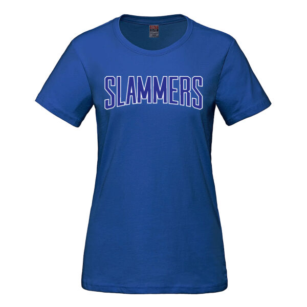 Ladies RING SPUN Combed Cotton Crewneck T-Shirt Thumbnail